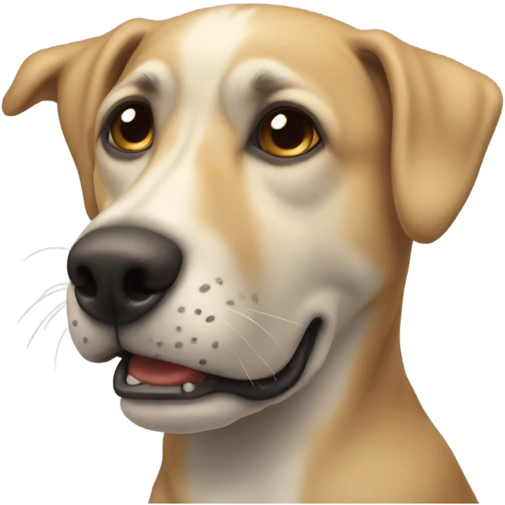Perro llorando emoji