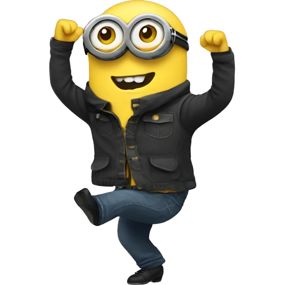 Dancing minion emoji