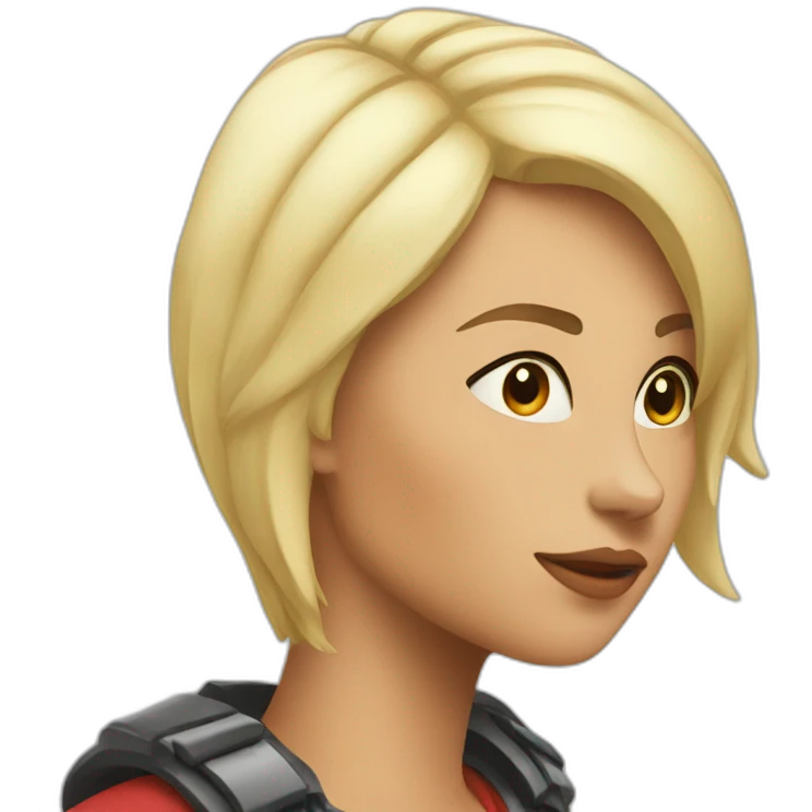 Gwen side profile emoji