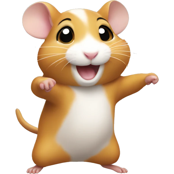 Hamster dancing emoji