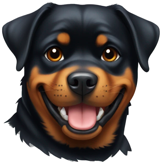 rottweiler happy emoji