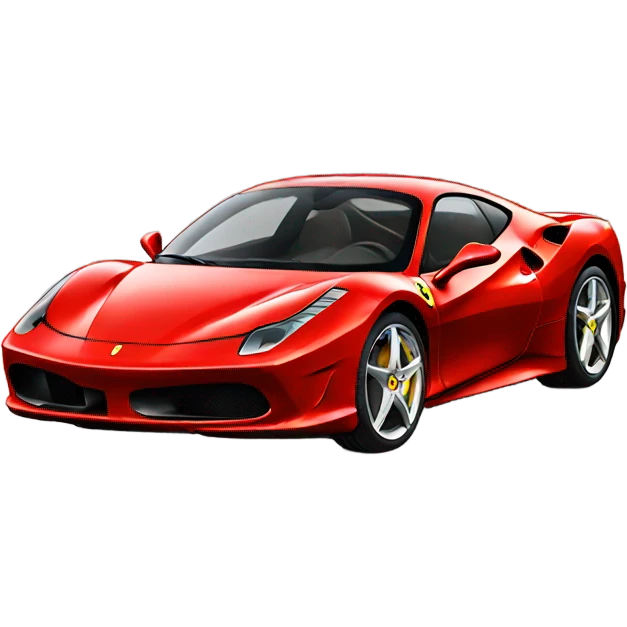Ferrari car  emoji