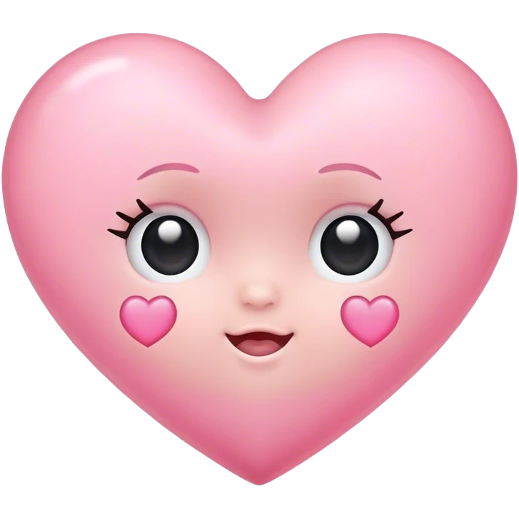 baby pink heart emoji