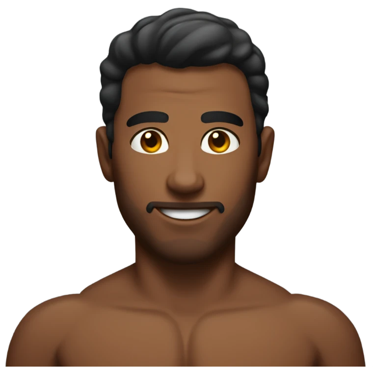 shirtless torso man  emoji