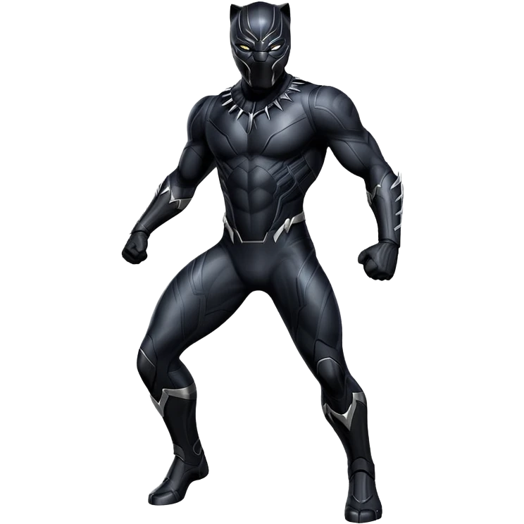 Black panther superhero emoji