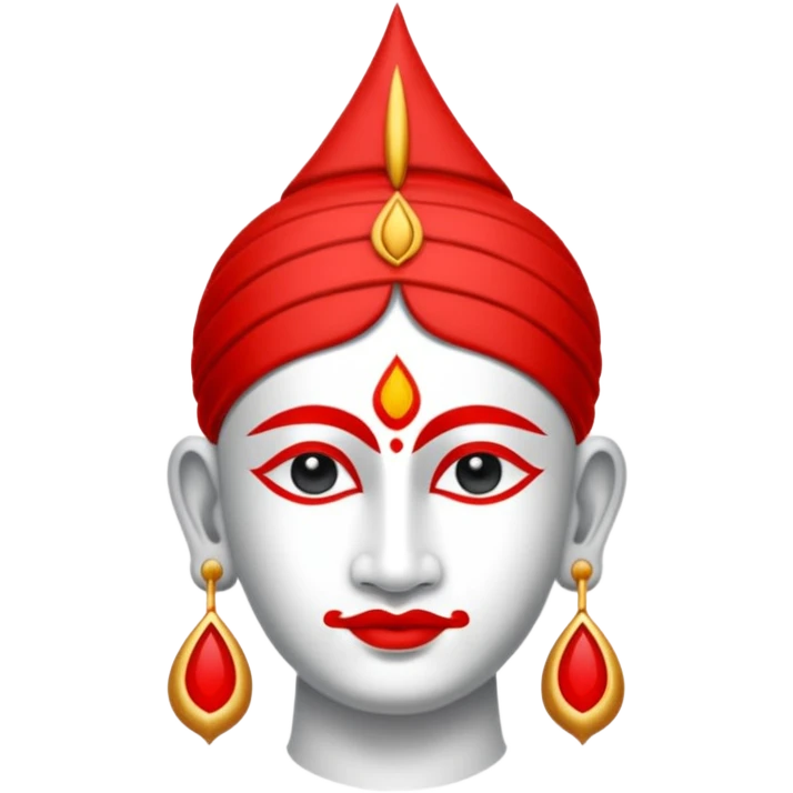 Vaishnava tilak symbol, simple, clear, centered emoji