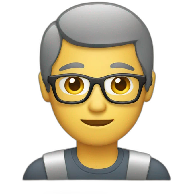 coder on computer emoji