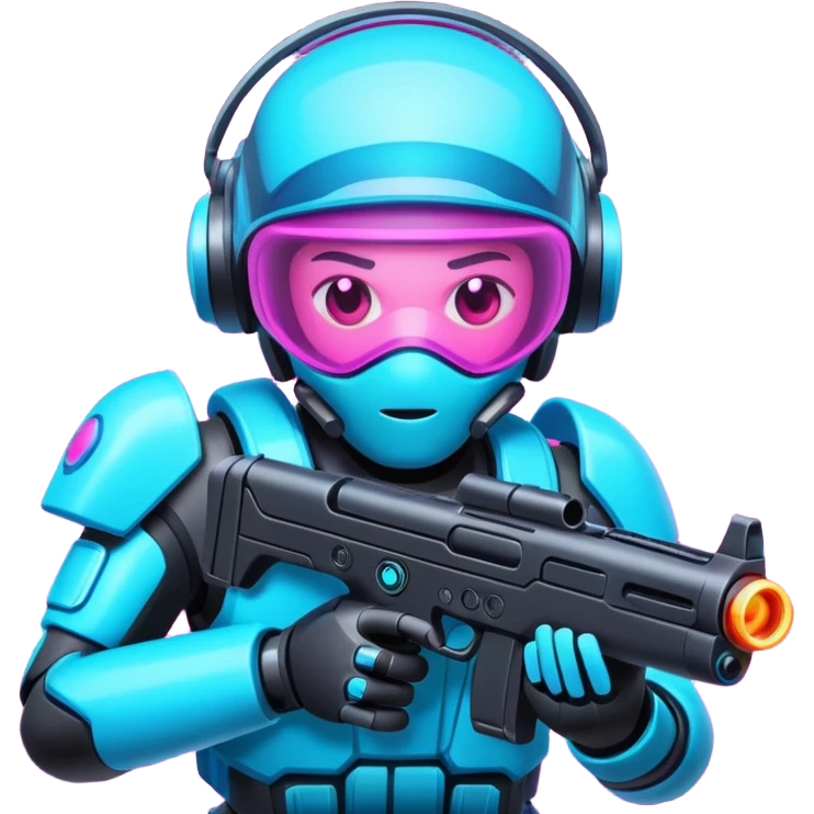  shooter game with this color 9654F4 emoji