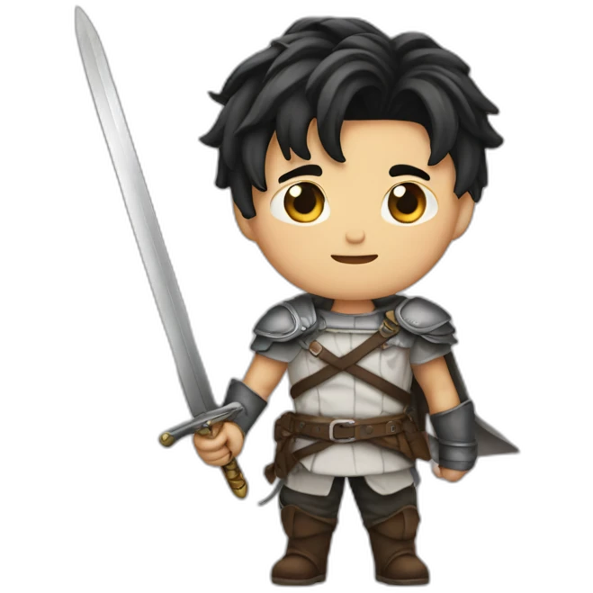 levi with a sword  emoji