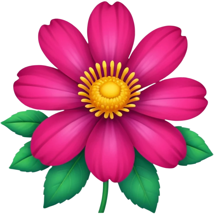 a single flower emoji