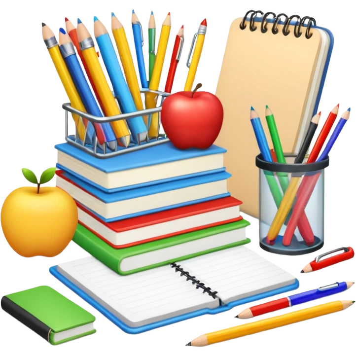 school supplies emoji
