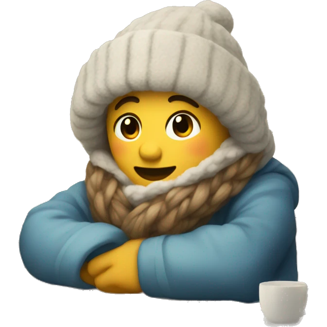 cozy winter emoji