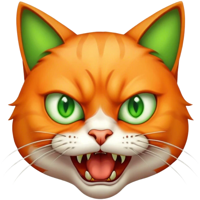 toxic angry cat emoji