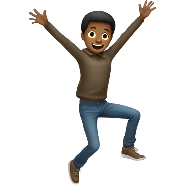 Jump emoji