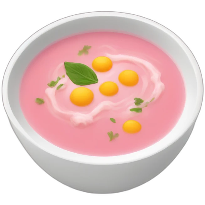 Lithuanian pink soup emoji