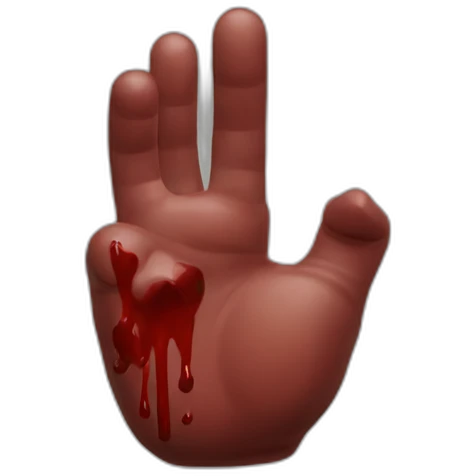 blood-bowl-finger emoji