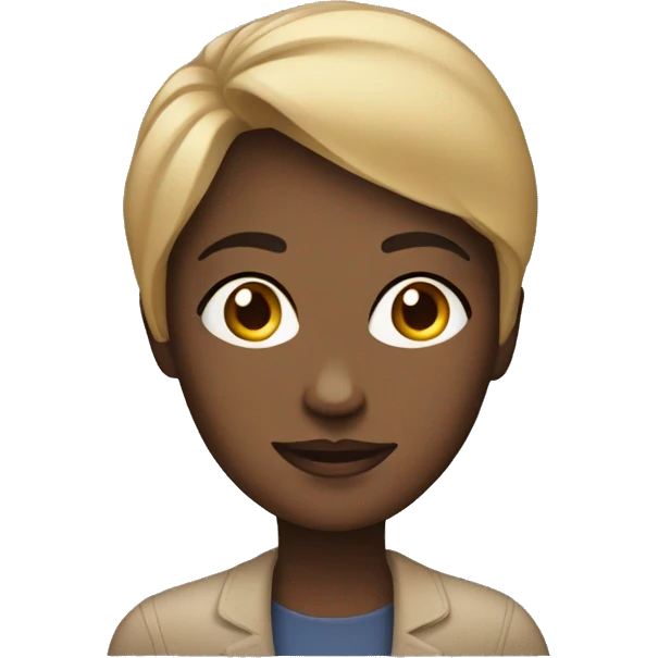 Lady with airport forehead  emoji