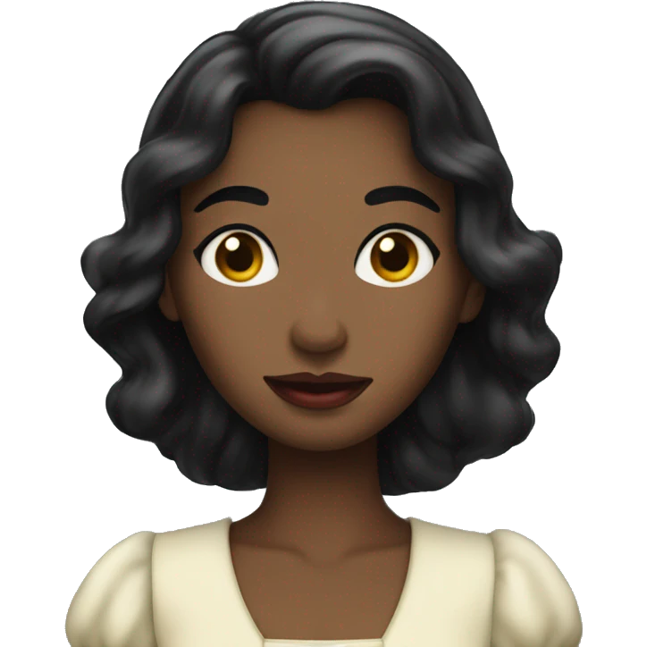 Black Snow White emoji