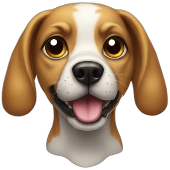 Alien dog emoji