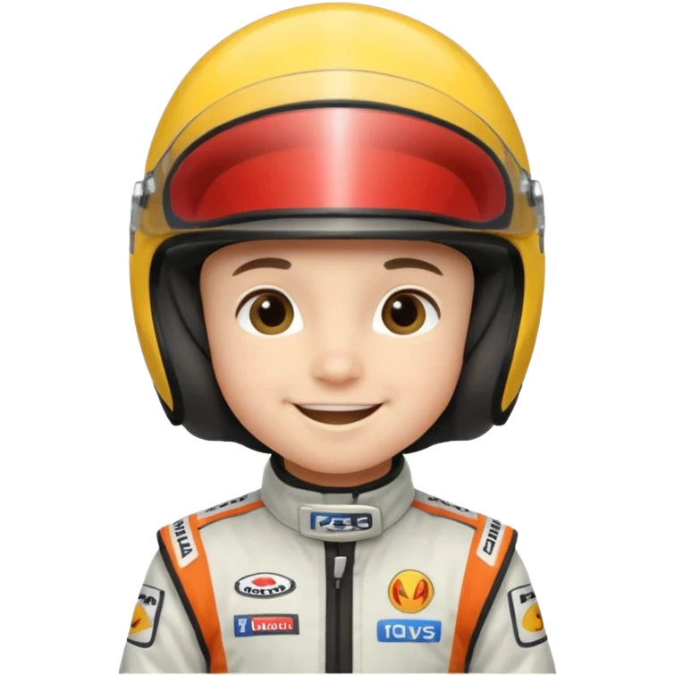 small kid rally driver

 emoji