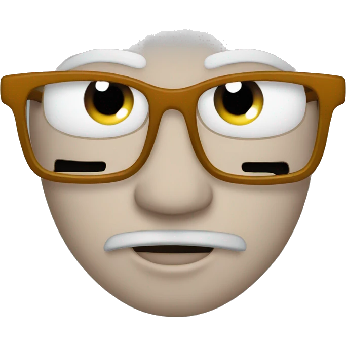 the broken glasses emoji