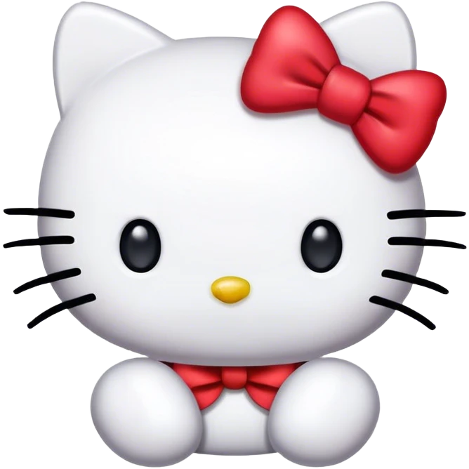 Normal hello kitty emoji