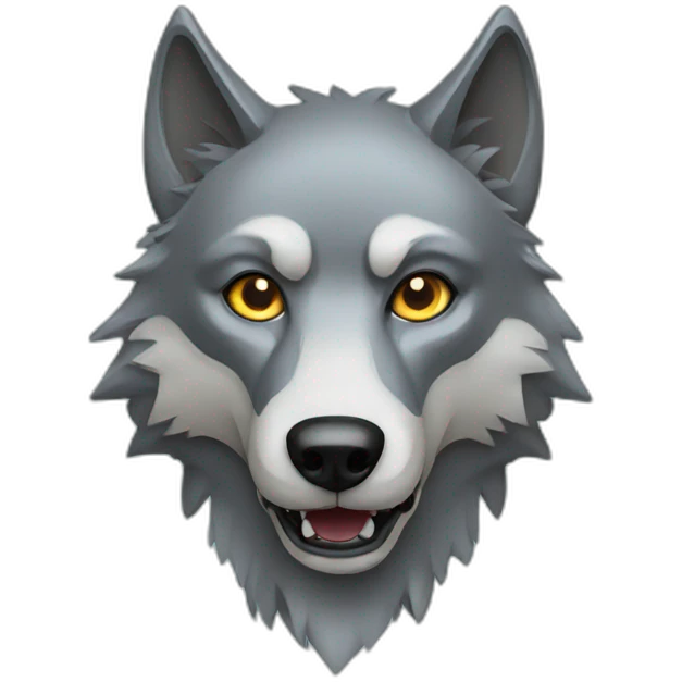 wolf robot emoji