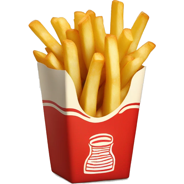 fries  with red box emoji