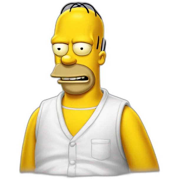 Homer Simpson dort emoji