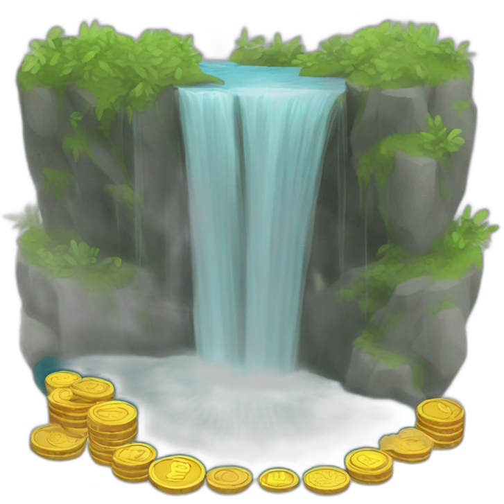 coins-waterfall emoji