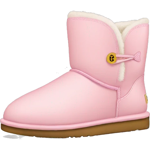 light pink uggs emoji