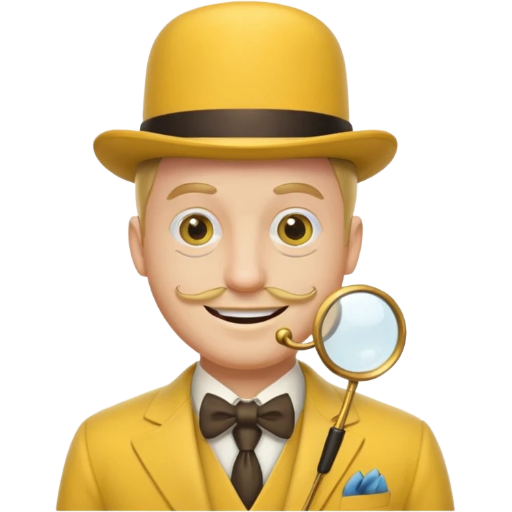 The monopoly fella with a monocle and yellow emoji