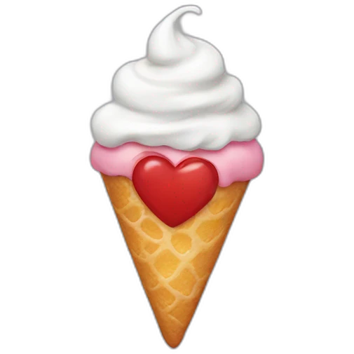Coeur glacé emoji