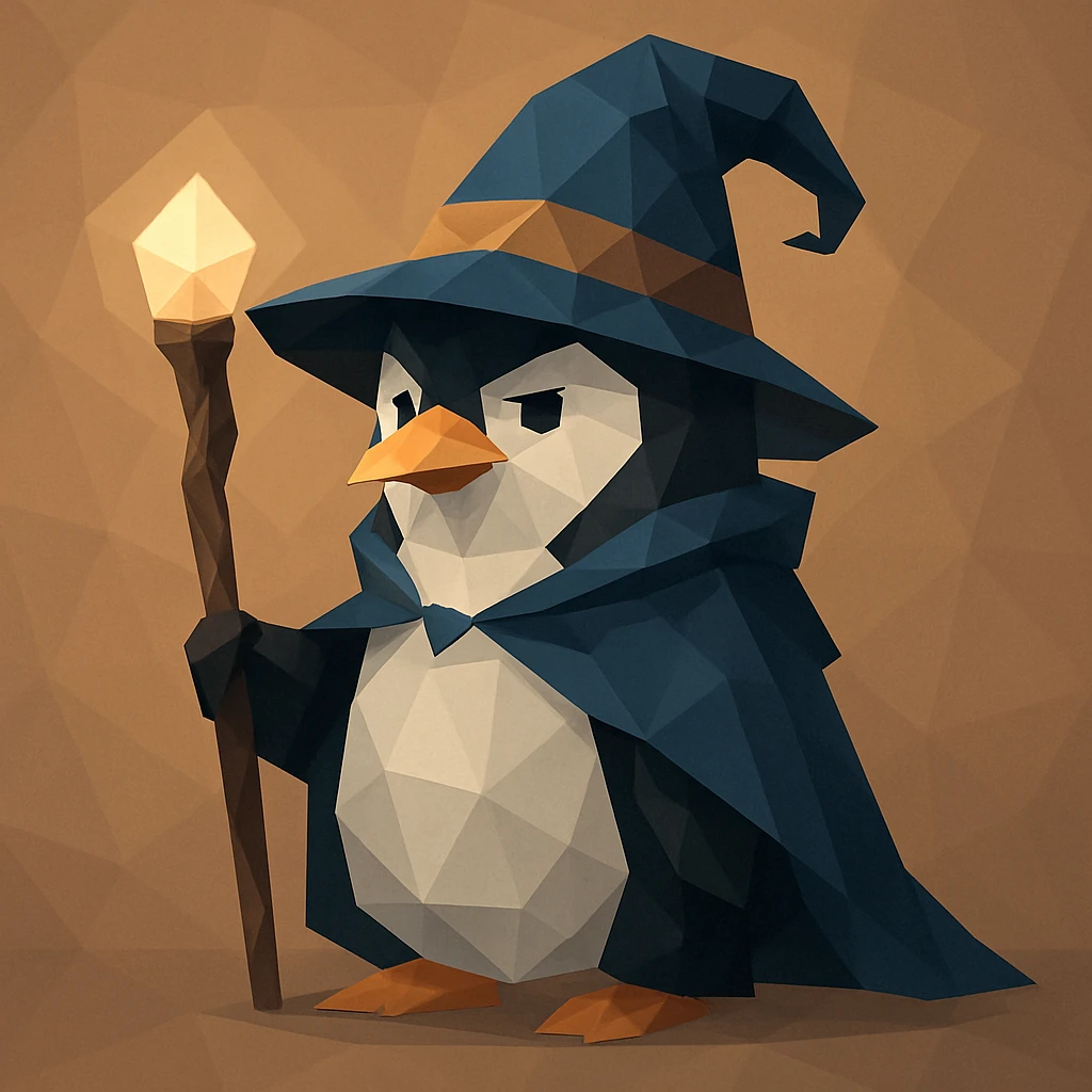 Penguin Wizard 3455 emoji