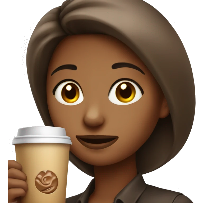 Coffe girl emoji