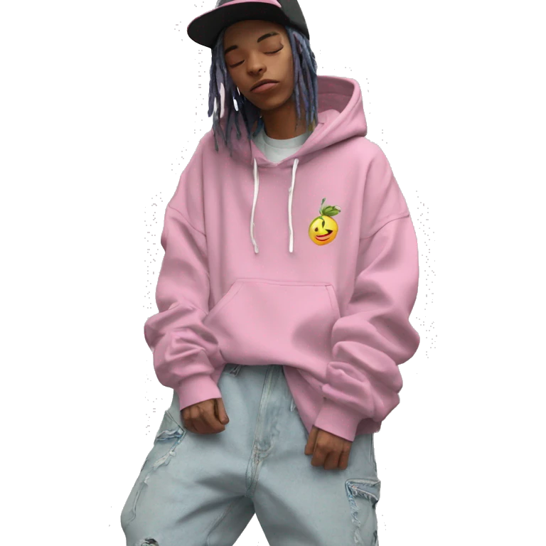 Skater fashion aesthetic baggy clothes 420 emoji