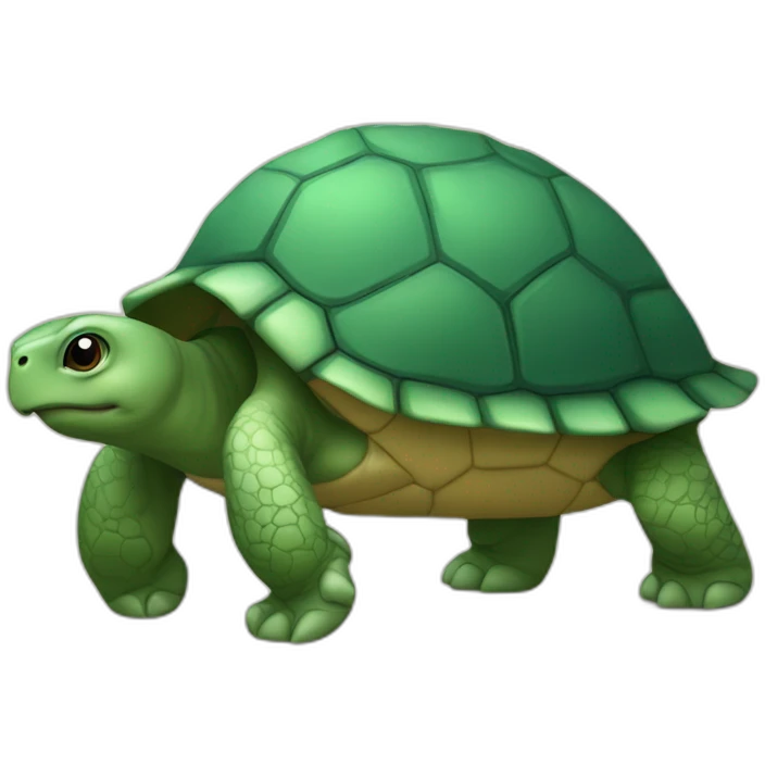Tortue sur un élefant emoji