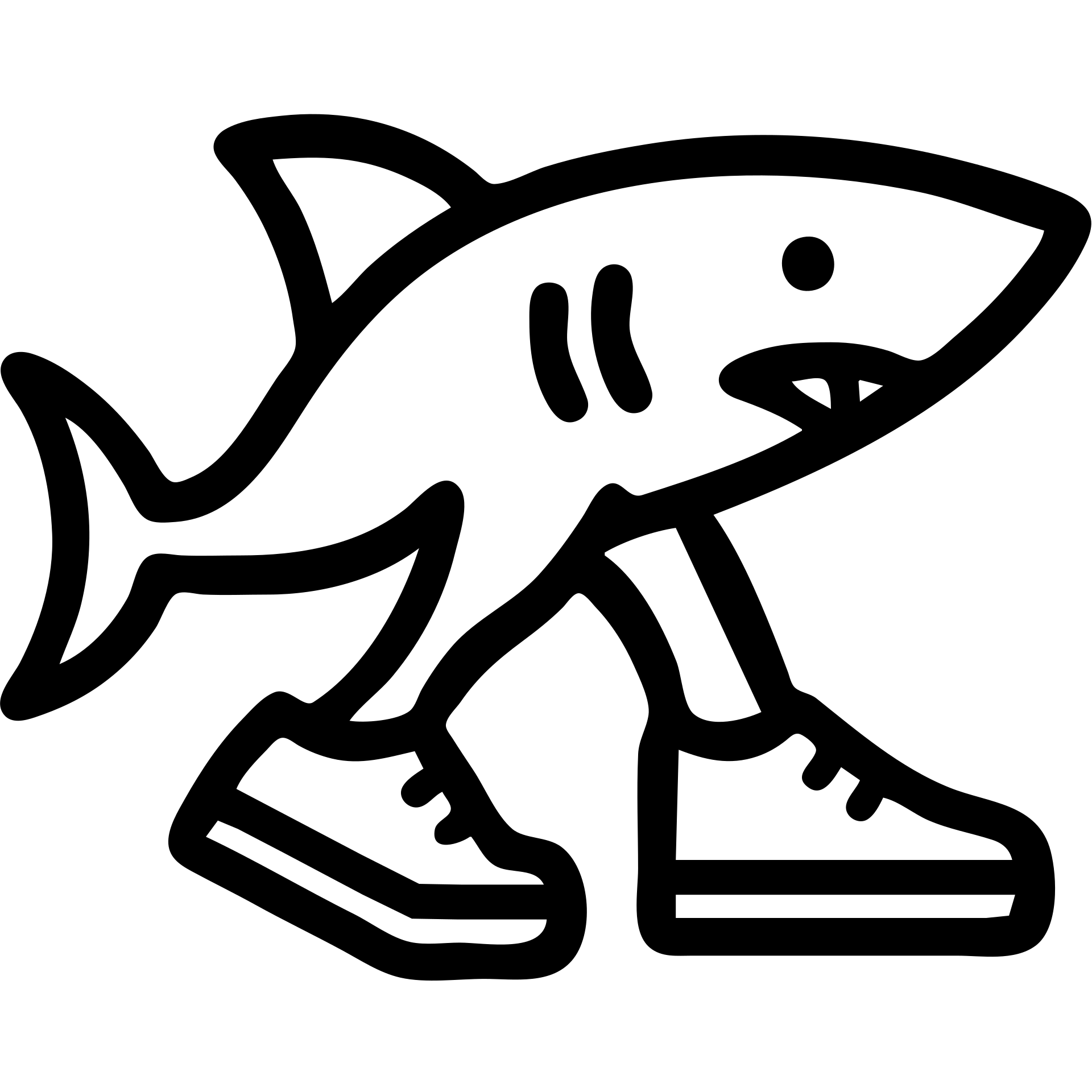 shoe-wearing shark, icon style, simple, bold lines, clear silhouette, minimal color, easily recognizable as an icon emoji