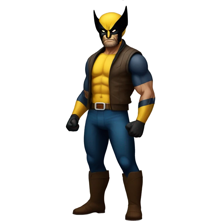 full body wolverine emoji