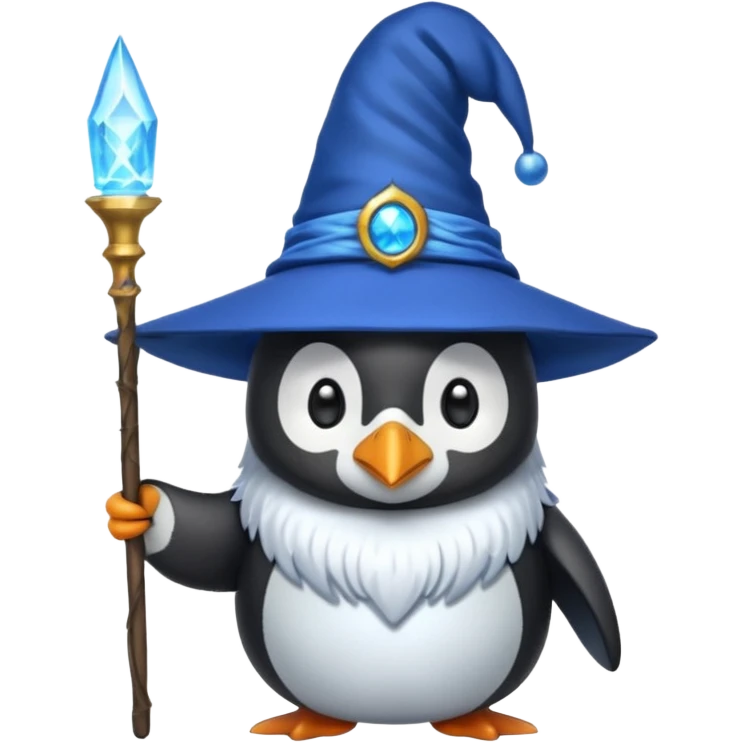 Penguin Wizard emoji