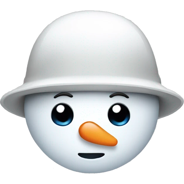snowman hard hat emoji