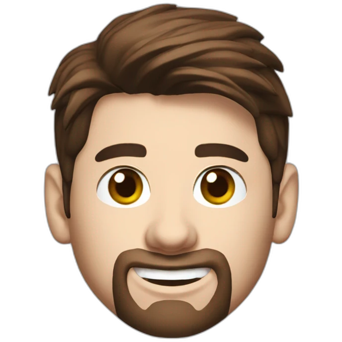 Lionel Messi with Barcelona Kit emoji
