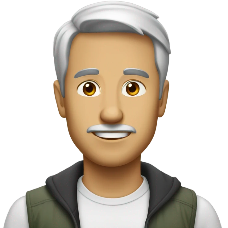 Хаски ест морковку emoji