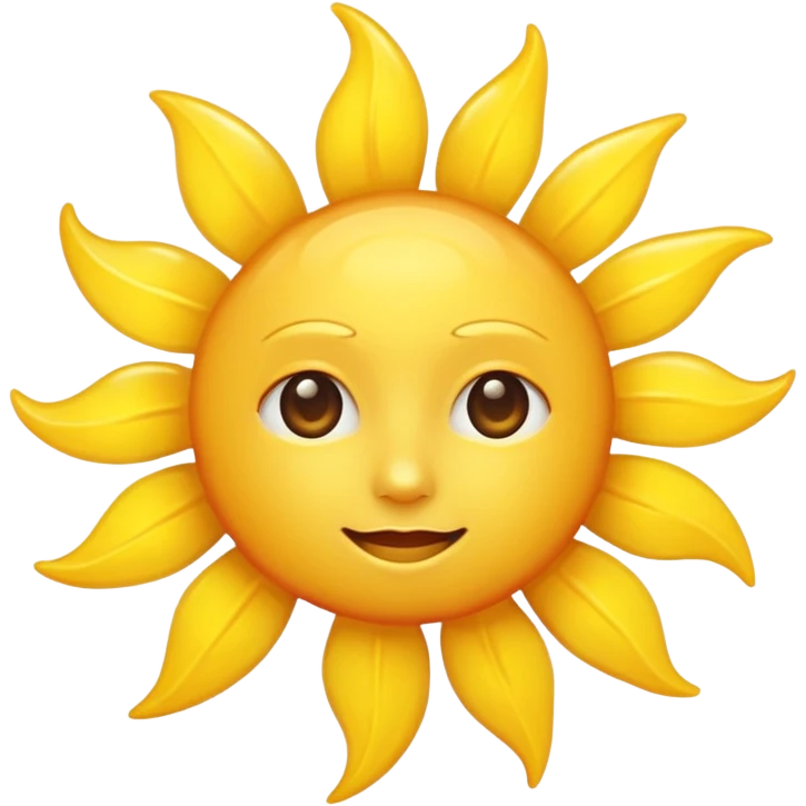 Sun emoji