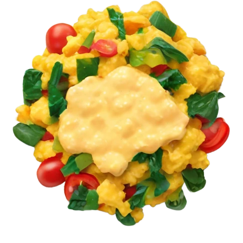 Eggs with vegetables  emoji