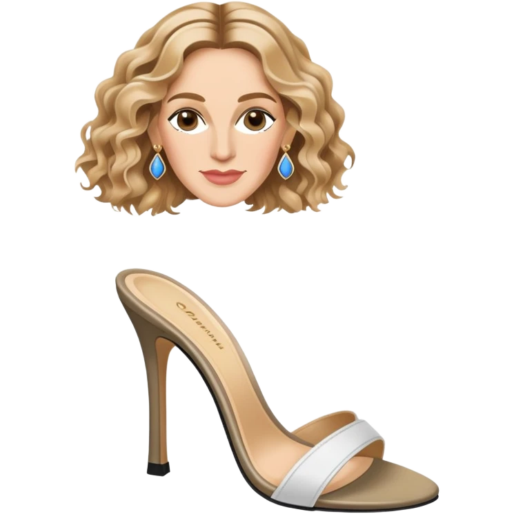 carrie bradshaw wearing manolos emoji