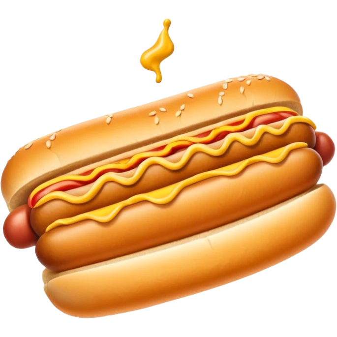 Hot dog emoji
