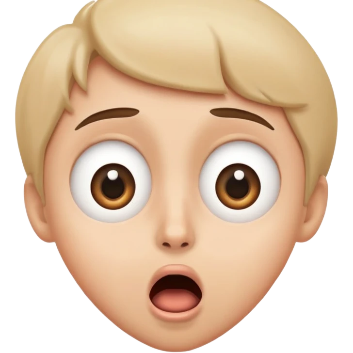 Person who is very suprised emoji