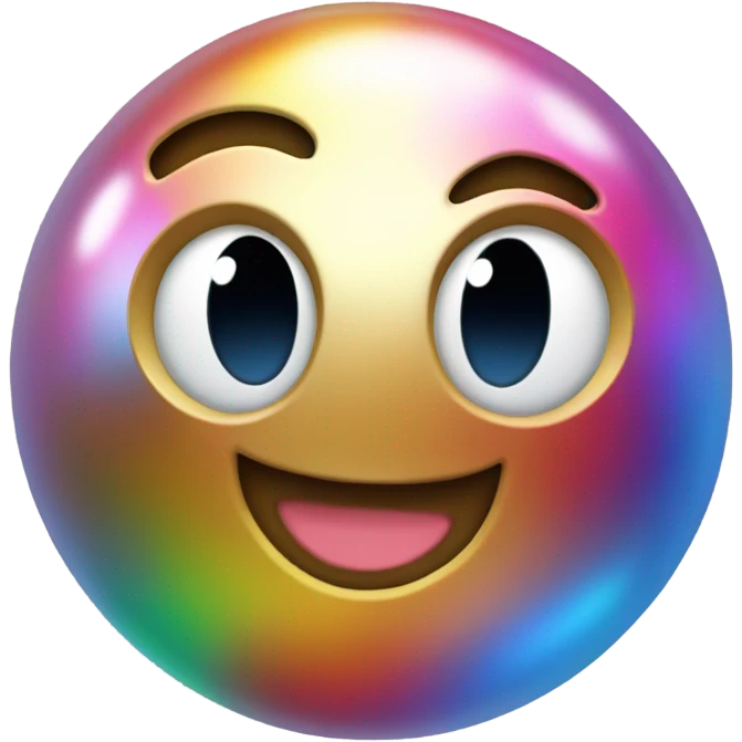 Metal cute Kirby ball driving on 4 car wheels emoji