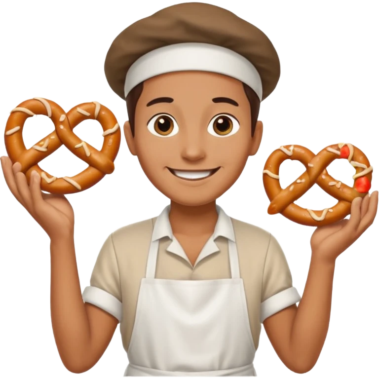 pretzel vendor emoji